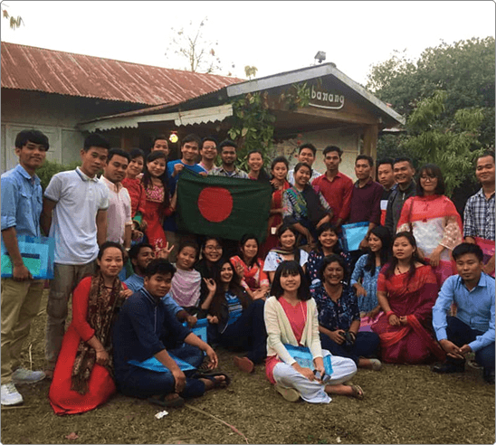 Indigenous women taking part in a SPaRC community programme.